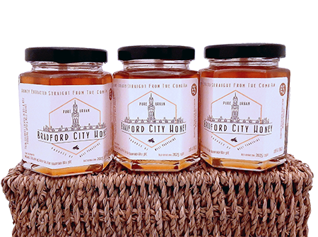 Jars of Braford City Honey